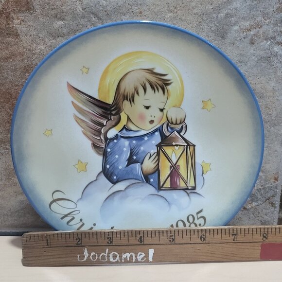Schmid Hummel Christmas 1985 Heaven Light Decorative Wall Hanging Plate - Picture 7 of 11